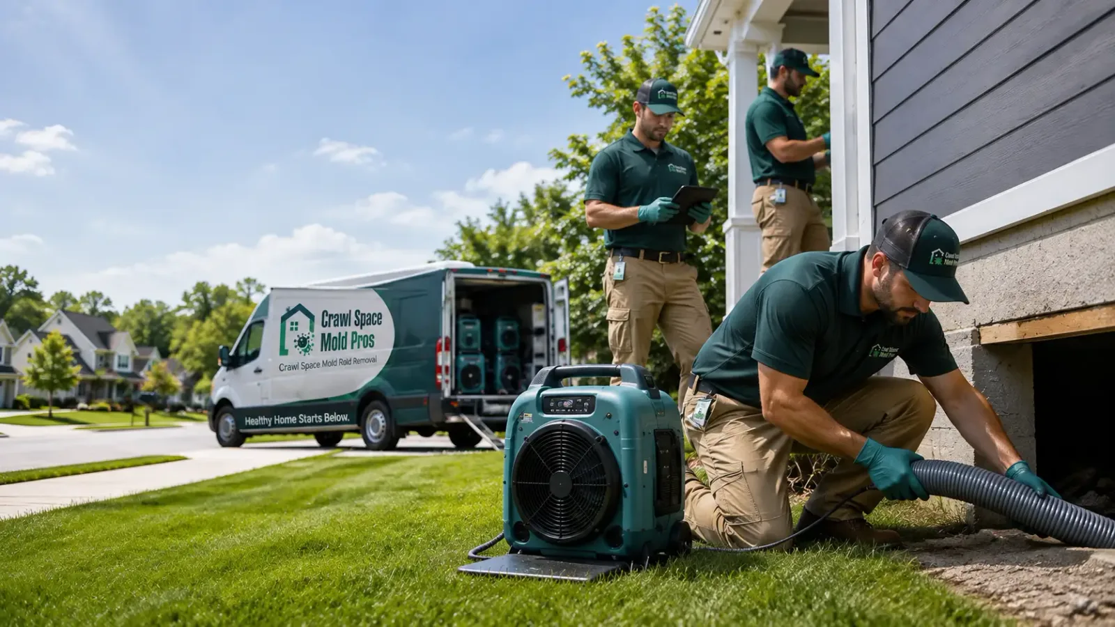 Crawl Space Mold Removal in Arlington, MN